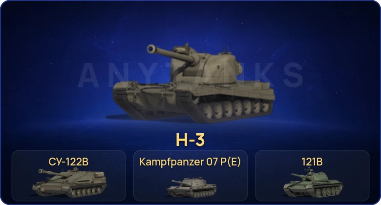 Мир Танков — 36 Топов | FV215b (183) | Kampfpanzer 07 P(E) | BZ-74-1 | Cobra 