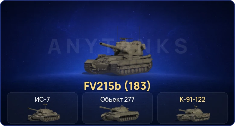 Мир Танков — 3 Топа | FV215b (183) 