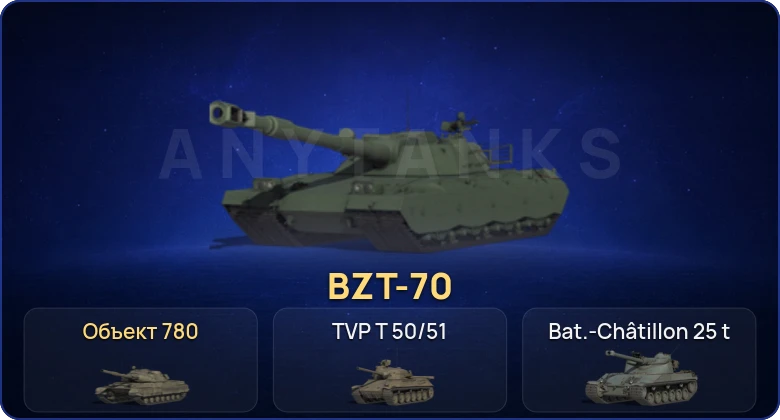 Мир Танков — 28 Топов | Объект 780 | BZT-70 