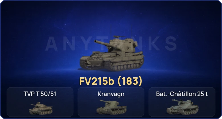 Мир Танков — 18 Топов | FV215b (183) 