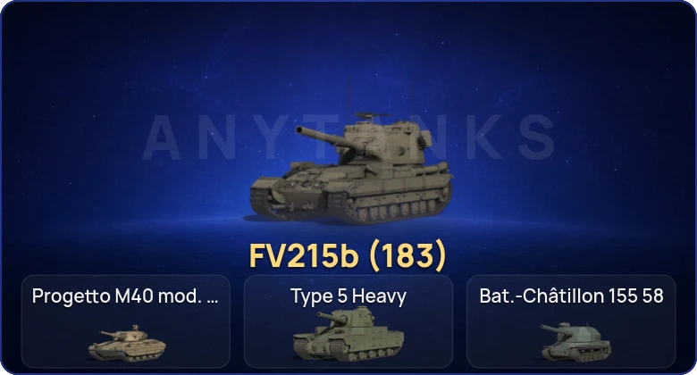 Мир Танков — 9 Топов | FV215b (183) 