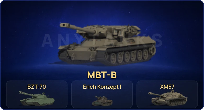 Мир Танков — 25 Топов | BZT-70 | Erich Konzept I | MBT-B | Объект 279 