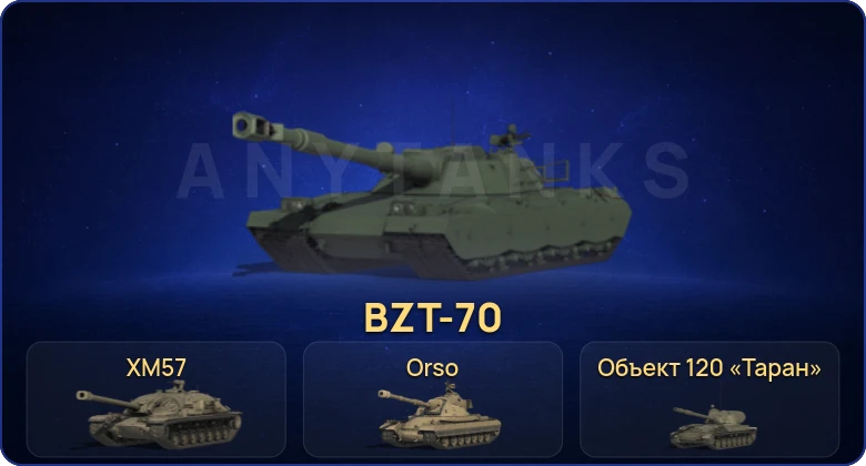 Мир Танков — 19 Топов | BZT-70 