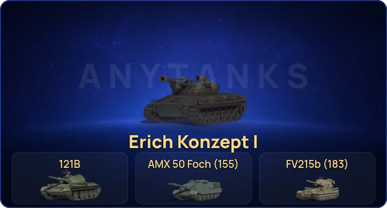 Мир Танков — 74 Топа | FV215b (183) | Cobra | Erich Konzept I | Объект 279 