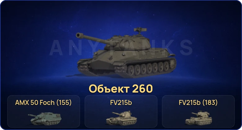 51 Топ | Объект 260 | FV215b (183) | Cobra 