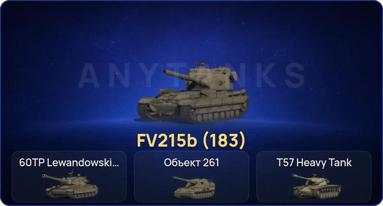 Мир Танков — 4 Топа | FV215b (183) 