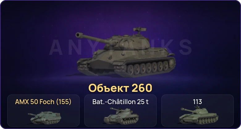 Мир Танков — Неактив | 10 Топов | Объект 260 
