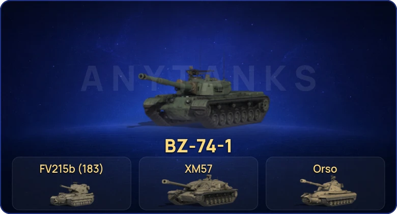 Мир Танков — 14 Топов | BZ-74-1 | Объект 279 | FV215b (183) 