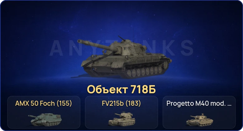 Мир Танков — 12 Топов | FV215b (183) | Объект 718Б  | Смена пароля