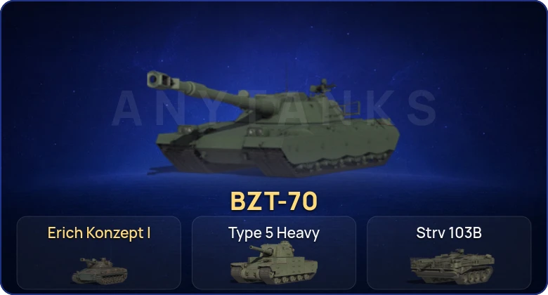 Мир Танков — 9 Топов | BZT-70 | Erich Konzept I 