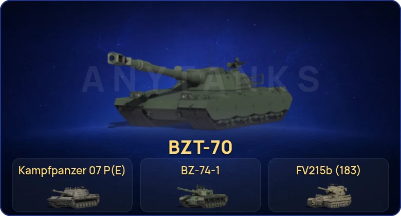 Мир Танков — 26 Топов | ARL Projet F | BZ-74-1 | BZT-70 | FV215b (183) 