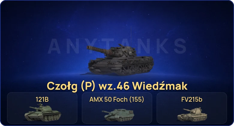 World of Tanks (RU) — 38 Топов | Czołg (P) wz.46 Wiedźmak 