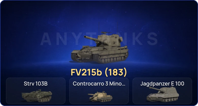 Мир Танков — 5 Топов | FV215b (183)  | Смена пароля