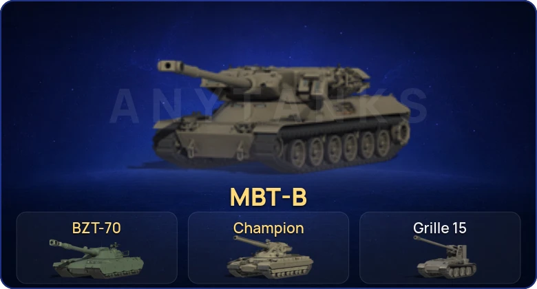 Мир Танков — 4 Топа | Champion | MBT-B | BZT-70 