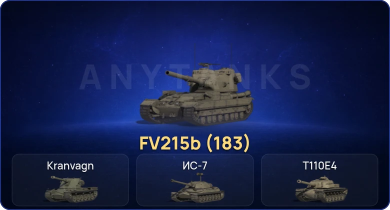 Мир Танков — 8 Топов | FV215b (183) 