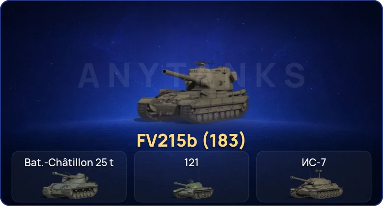 Мир Танков — 9 Топов | FV215b (183) 