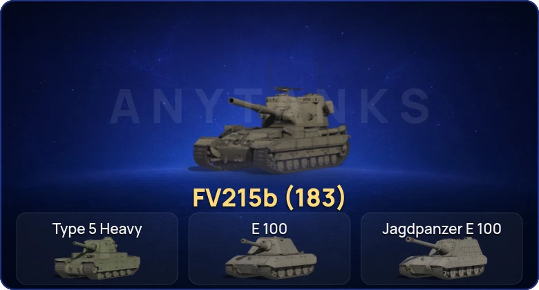 Мир Танков — 6 Топов | FV215b (183) 