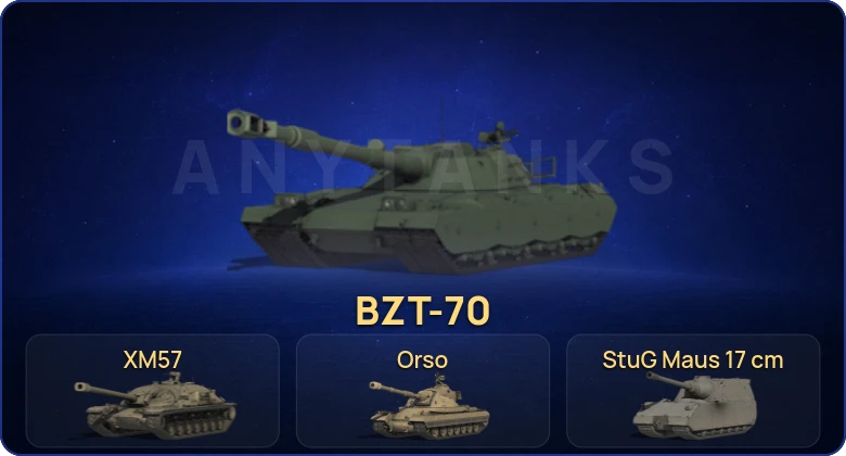 Мир Танков — 13 Топов | BZT-70 