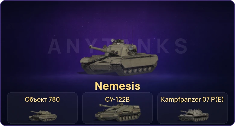 Мир Танков — Неактив | 36 Топов | Waffenträger auf E 100 | Kampfpanzer 07 P(E) | Объект 780 | BZ-74-1 