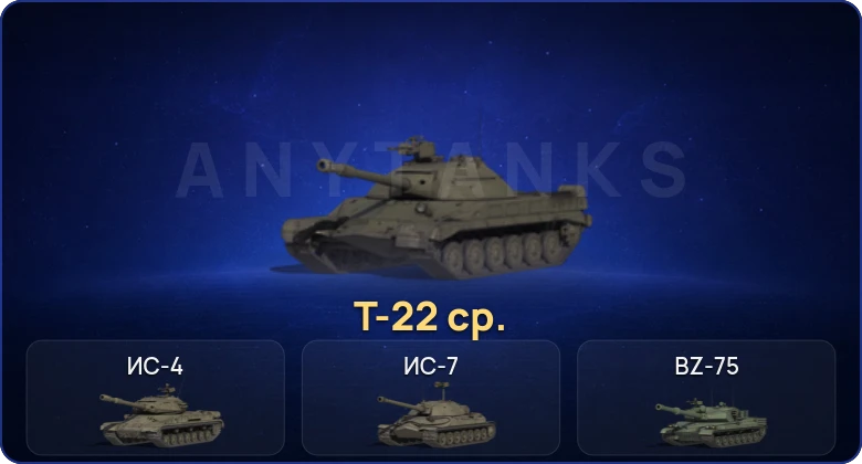 Мир Танков — 8 Топов | Т-22 ср. 