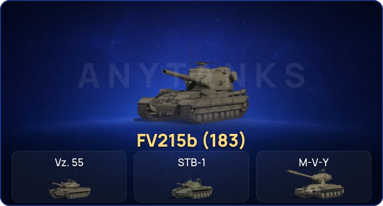 Мир Танков — 4 Топа | FV215b (183) 