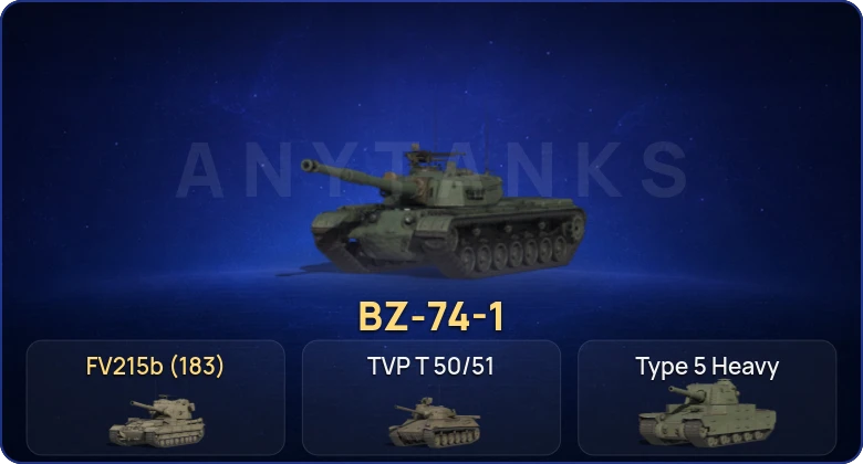 World of Tanks (RU) — 21 Топ | BZ-74-1 | FV215b (183) 