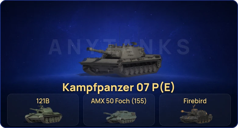Мир Танков — 16 Топов | Kampfpanzer 07 P(E) 