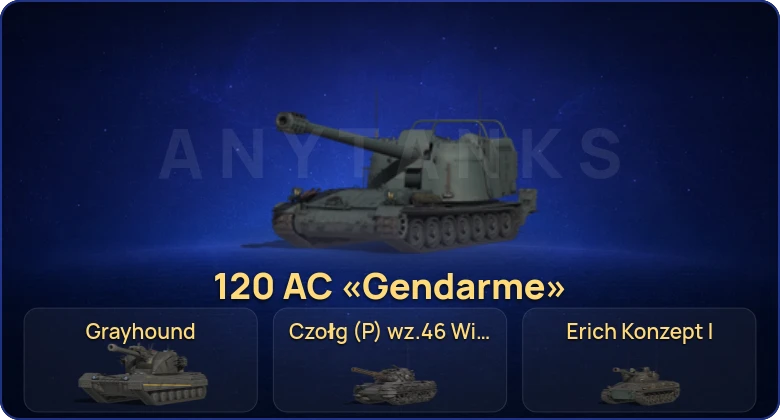 Мир Танков — 28 Топов | Czołg (P) wz.46 Wiedźmak | Объект 780 | BZ-74-1 | 120 AC «Gendarme» 