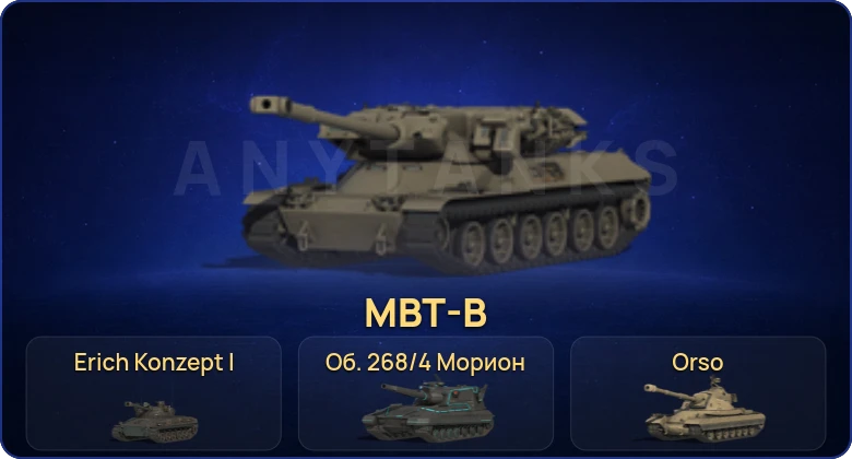 Мир Танков — 9 Топов | Erich Konzept I | MBT-B | Champion 