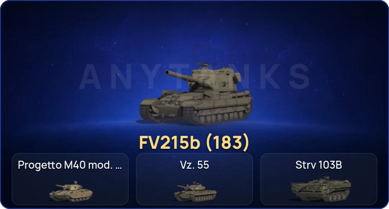 Мир Танков — 12 Топов | FV215b (183) 