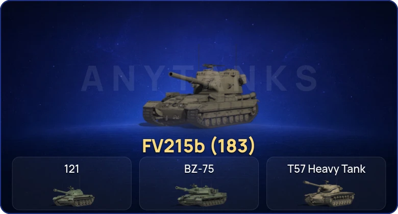 Мир Танков — 7 Топов | FV215b (183) 