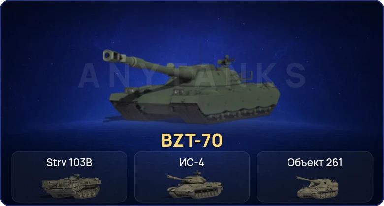 Мир Танков — 13 Топов | BZT-70 