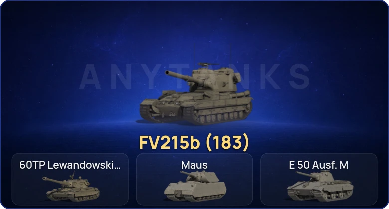 Мир Танков — 8 Топов | FV215b (183) 
