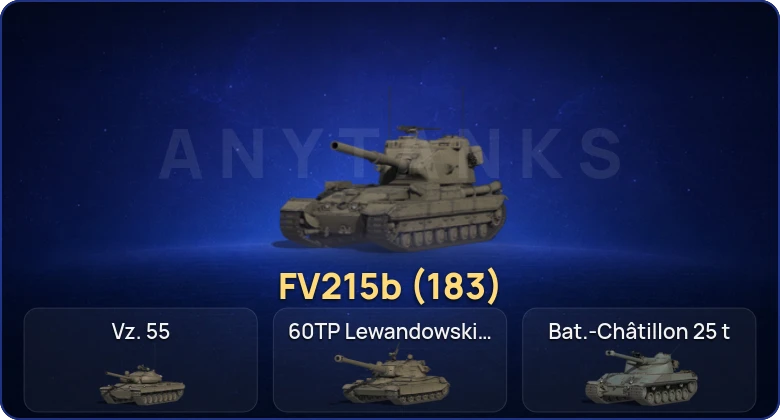 Мир Танков — 9 Топов | FV215b (183) 
