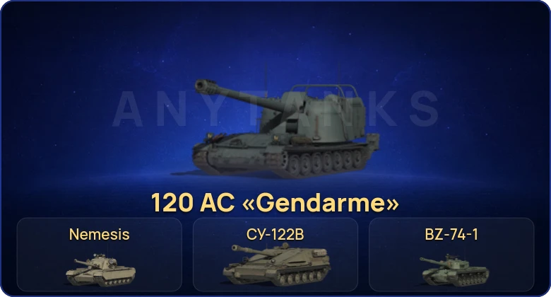 Мир Танков — 14 Топов | FV215b (183) | BZ-74-1 | 120 AC «Gendarme» | Nemesis 