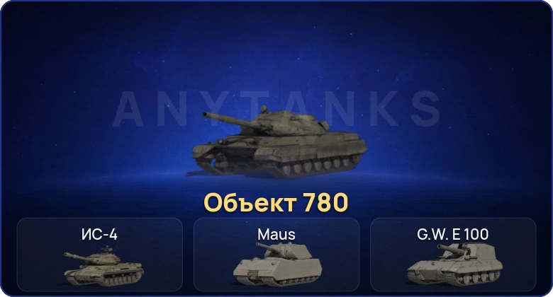 Мир Танков — 4 Топа | Объект 780 