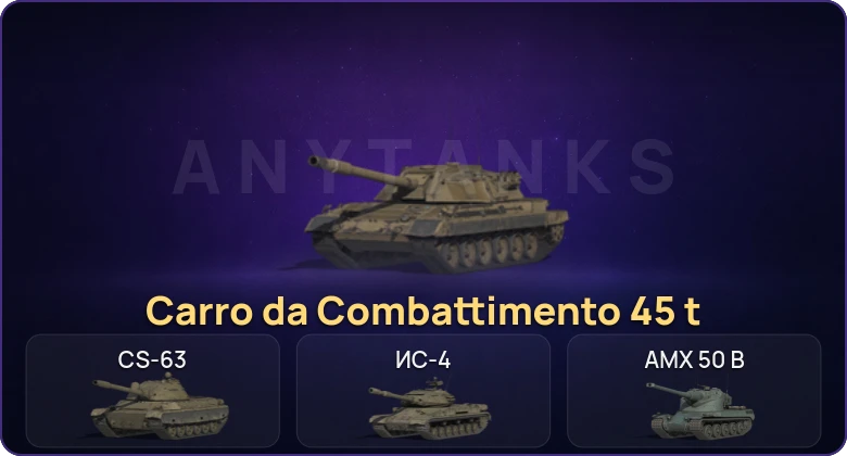 Мир Танков — Неактив | 8 Топов | Carro da Combattimento 45 t 