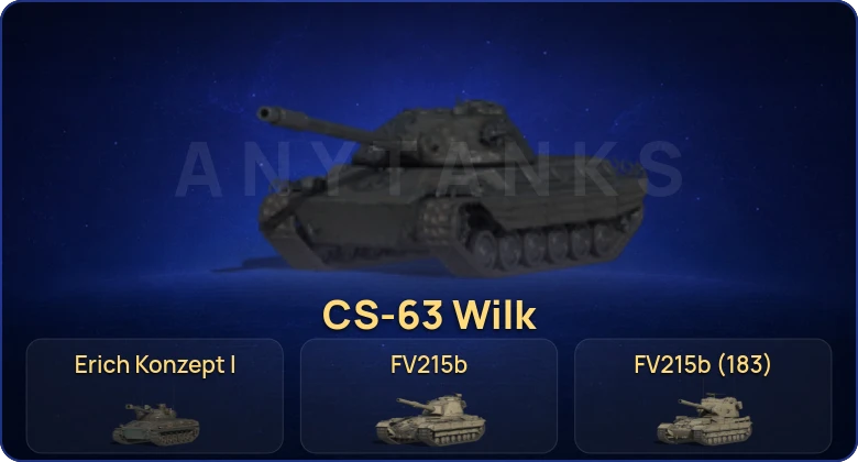 Мир Танков — 25 Топов | FV215b (183) | CS-63 Wilk | Cobra | Erich Konzept I 