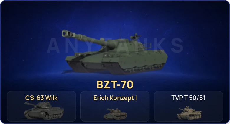 Мир Танков — 10 Топов | CS-63 Wilk | BZT-70 | Erich Konzept I 