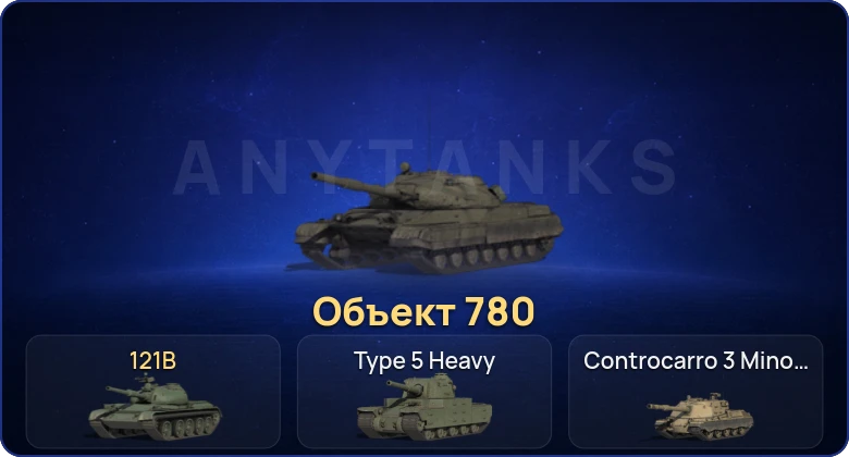 Мир Танков — 15 Топов | Объект 780 