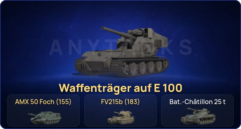 Мир Танков — 19 Топов | Waffenträger auf E 100 | FV215b (183) 