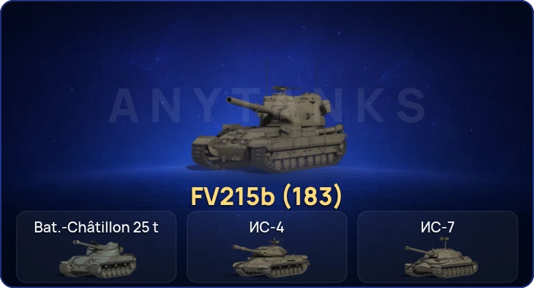 Мир Танков — 10 Топов | FV215b (183) 
