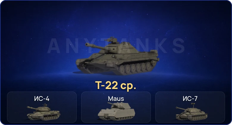 Мир Танков — 13 Топов | Т-22 ср. 