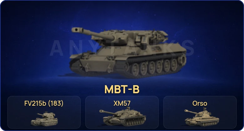 Мир Танков — 25 Топов | MBT-B | FV215b (183) 