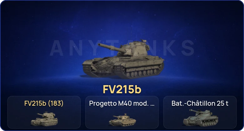 Мир Танков — 15 Топов | FV215b (183) 