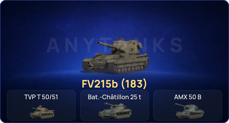 Мир Танков — 12 Топов | FV215b (183) 