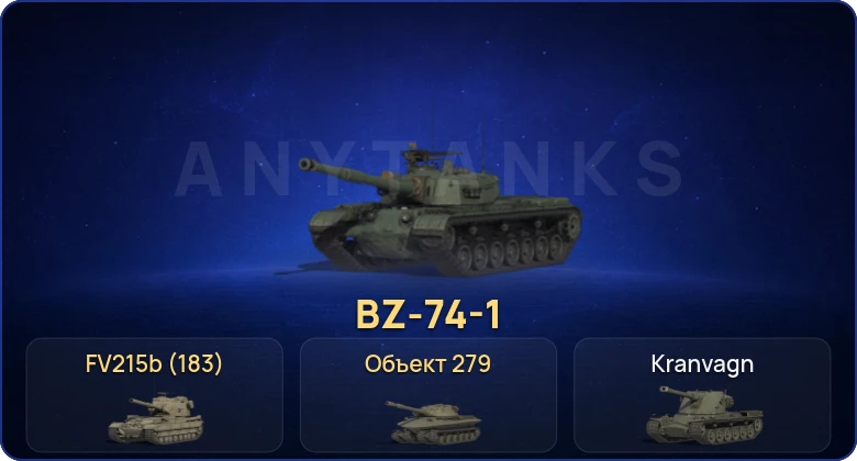 Мир Танков — 12 Топов | BZ-74-1 | Объект 279 | FV215b (183) 