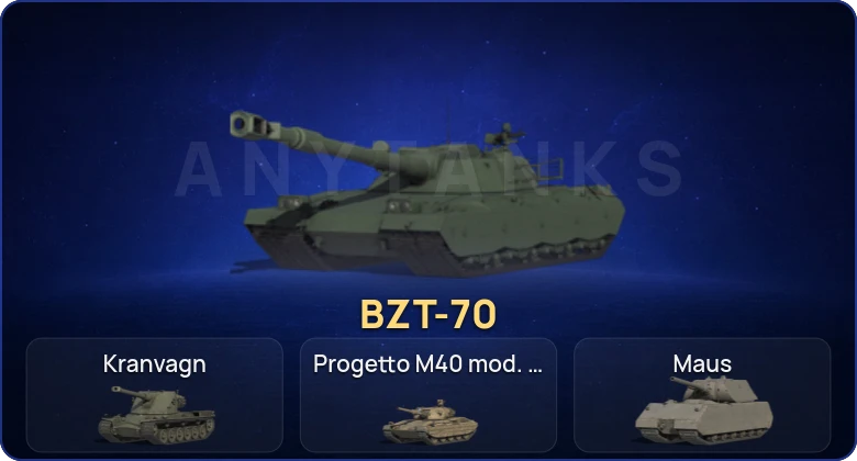 Мир Танков — 13 Топов | BZT-70 
