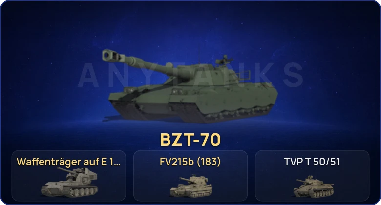 World of Tanks (RU) — 15 Топов | Waffenträger auf E 100 | BZT-70 | FV215b (183) 