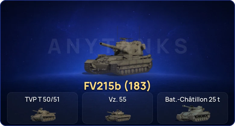 Мир Танков — 14 Топов | FV215b (183) 